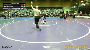 64 lbs Consi Of 8 #2 - Henry Ryan, Raw Wrestling Club vs Jaxson Wright, Bartlesville Wrestling Club