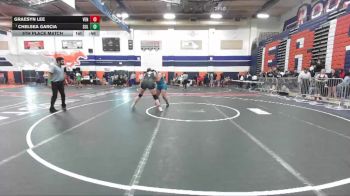 190 lbs 5th Place Match - Graesyn Lee, Ventura vs Chelsea Garcia, Sultana