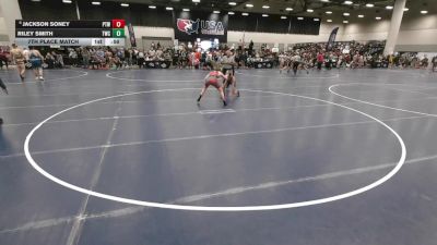 106 lbs 7th Place Match - Riley Smith, Tiger Wrestling Club vs Jackson Soney, Patton Trained WC