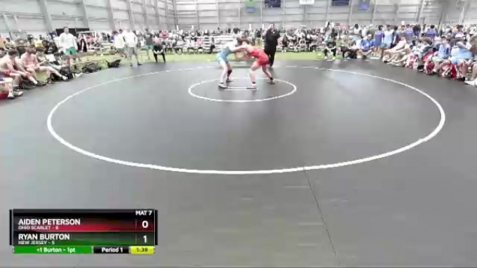 170 Lbs 2nd Wrestleback 16 Team Aiden Peterson Ohio Scarlet Vs Ryan Burton New Jersey