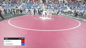 138 lbs Rnd Of 128 - Cavin Carlson, Minnesota vs Joseph Knackstedt, Illinois