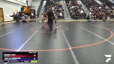 8U-1 lbs Round 1 - Ryder Lang, Hudson vs Maclin Sorensen, Kasson-Mantorville