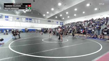 105 lbs Champ. Round 2 - Barbara Velazquez, Woodlake vs Melanie Bermudez, Orange