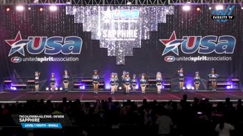 The California All Stars - Ontario - Sapphire [2025 L1 Youth - Small Day 2] 2025 USA All Star Cheer Super Nationals
