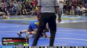 126 lbs Quarterfinal - Will Jolliff, FINDLAY vs Idreas Cambell, SANDUSKY