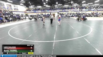 133 lbs Cons. Round 3 - Blaze Thurber, Wisconsin-Stevens Point vs Jack Sullivan, Wisconsin-Platteville