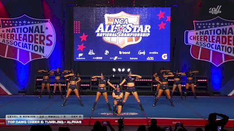 Top Dawg Cheer & Tumbling - Alphas [2026 L3 Senior - D2 - Small - B Day 2] 2026 NCA All-Star National Championship