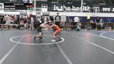 83 lbs Rr Rnd 2 - Logan Yuhas, The Outsiders Wrestling Club - MS vs Brady Groth, Kraken - MS