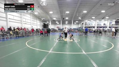 44 lbs Consi Of 4 - Brody Cass, Spartan WC vs Tom Sudnick, West Springfield