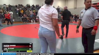 138 lbs Cons. Round 1 - Cael Blount, Bayfield vs Austin Zimmer, Montrose