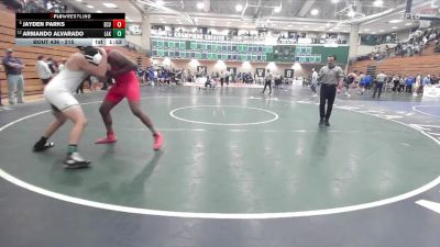 215 lbs Champ. Round 2 - Jayden Parks, El Cajon Valley vs Armando Alvarado, Lakeside