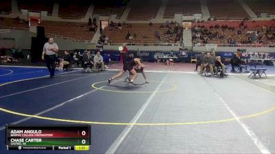 D1-132 lbs Champ. Round 1 - Adam Angulo, Brophy College Preparatory vs Chase Carter, Casteel HS