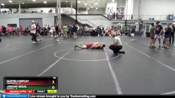 98 lbs Round 3 (6 Team) - Austin Carfley, Crusher WC vs Jordan Segal, Seagull