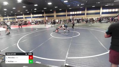 130 lbs Consi Of 8 #2 - Logan Morales, Legacy WC vs Teagan McRae, Legacy WC