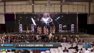 K & K Cheer Empire - Icons [2022 L3 Junior - Small Day 1] 2022 The U.S. Finals: Mesa