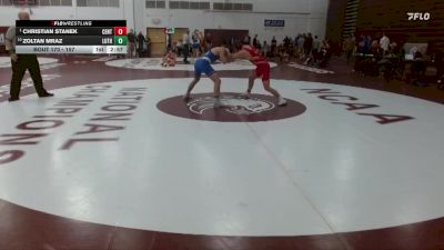 157 lbs Cons. Round 2 - Zoltan Mraz, Luther vs Christian Stanek, Central