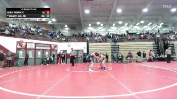 120 lbs Cons. Round 2 - Brady Miller, Contenders Wrestling Acadamy vs Alex Petricic, Fishers