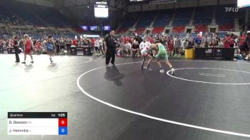 100 lbs Quarters - Drew Dawson, Oregon vs James Hemmila, Illinois