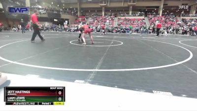 92 lbs Cons. Round 2 - Jett Hastings, Augusta vs Liam Lewis, Ogden`s Outlaws