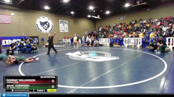 160 lbs Quarterfinal - Isaac Guerrero, St. Joseph (Santa Maria) vs Dominic Williamson, Canoga Park