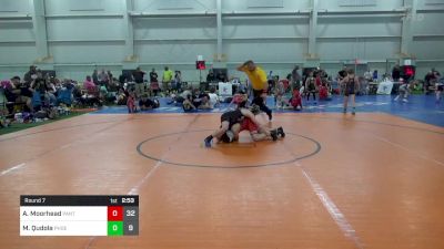 92 lbs Round 7 - Aaron Moorhead, Panther Elite vs Marshall Qudola, Phoenix Wrestling Club