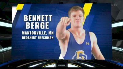 184 lbs Bennett Berge, South Dakota State vs Adam Cherne, North Dakota State