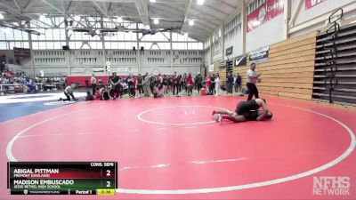 190 (192) Cons. Semi - Madison Embuscado, Jesse Bethel High School vs Abigal Pittman, Fremont (Oakland)