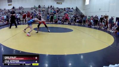 74 lbs Champ. Round 1 - Cree Staley, Red Cobra Wrestling Academy vs Cole Szypczak, Bulldog Premier Wrestling Club