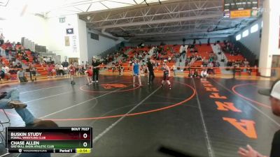 108-117 lbs Round 3 - Buskin Study, Powell Wrestling Club vs Chase Allen, Greybull Basin Athletic Club