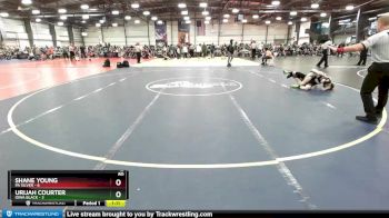 80 lbs Rd# 10- 4:00pm Saturday Final Pool - Urijah Courter, Iowa Black vs Shane Young, PA Silver