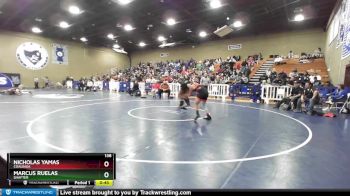 138 lbs Cons. Semi - Nicholas Yamas, Coalinga vs Marcus Ruelas, Shafter