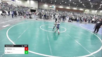 43 lbs Consi Of 8 #2 - Beau Bakkie, Yuba Sutter Combat vs Lennox Caro, Mat Demon WC