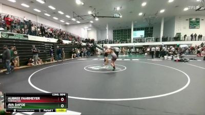 155 lbs Cons. Semi - Aubree Fahrmeyer, Torrington vs Ava Dafoe, Thermopolis