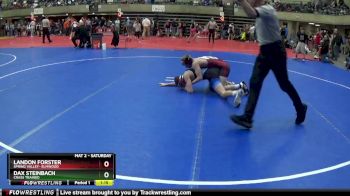 140 lbs Quarterfinal - Dax Steinbach, Crass Trained vs Landon Forster, Spring Valley- Elmwood