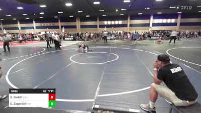 64 lbs Quarterfinal - Sadie Sweat, Kalispell WC vs Emma Zagorski, Pike Peak Warriors