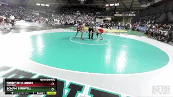 1B/2B 165 Quarterfinal - Bomani Birdwell, Toledo vs Brody Schillinger, Davenport