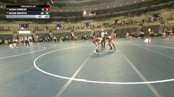 133 Championship Bracket Cons. Round 2 - Alijah Hibbler, Coon Rapids vs Jacob Griffith, Anoka