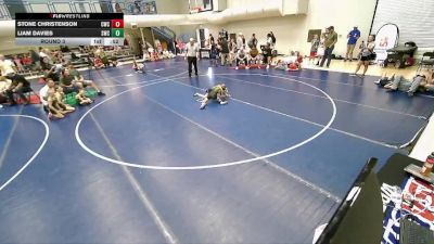 55-59 lbs Round 3 - Liam Davies, Shootbox Wrestling Club vs Stone Christenson, Champions Wrestling Club