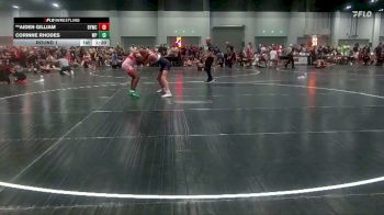 110-112 lbs Round 1 - **Aiden Gilliam, Blackman Youth Wrestling Club vs Corinne Rhodes, Wild Ponies