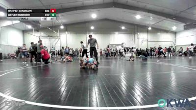 55 lbs Final - Harper Atkinson, Honey Badgers Wrestling Club vs Gatlen Ruminer, Sallisaw Takedown Club 2