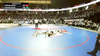 II-101 lbs Cons. Round 2 - Matteo Walsh, Rondout Valley vs Nathan Jacoby, Collegiate School