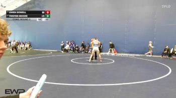 132 lbs Cons. Round 3 - Owen Dowell, Washburn Rural vs Tristen Moore, Free State