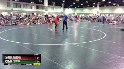 182 lbs Round 1 (6 Team) - Marcel Gordon, Eaglecrest Raptors vs Samuel Norris, Cow Valley