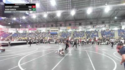 46 lbs 3rd Place - Kempsey Conry, Pomona Elite vs Kash Garcia, Mile High WC