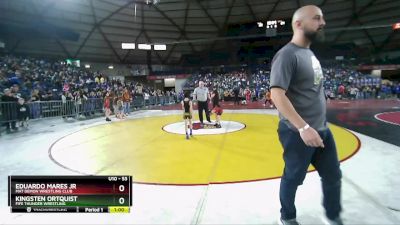 53 lbs Cons. Round 1 - Eduardo Mares Jr, Mat Demon Wrestling Club vs Kingsten Ortquist, Fife Thunder Wrestling