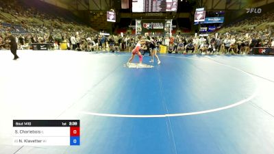 125 lbs Round Of 64 - Sabina Charlebois, IL vs Natalie Klavetter, WI