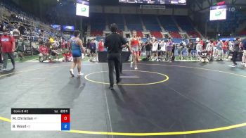 220 lbs Cons 8 #2 - Mason Christian, Montana vs Bronx Wood, Kansas