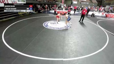 144 lbs Cons. Quarters - Mason Blair vs Milad Sharif, Surfside X Wrestling