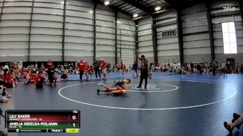 112 lbs Quarters - AMELIA NIDELEA-POLANIN, ISI WC vs Lily Baker, Midwest Assasins Red