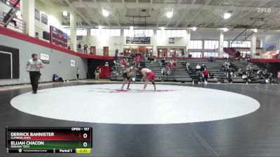 157 lbs Quarterfinal - Elijah Chacon, Indiana Tech vs Derrick Bannister, Cumberlands